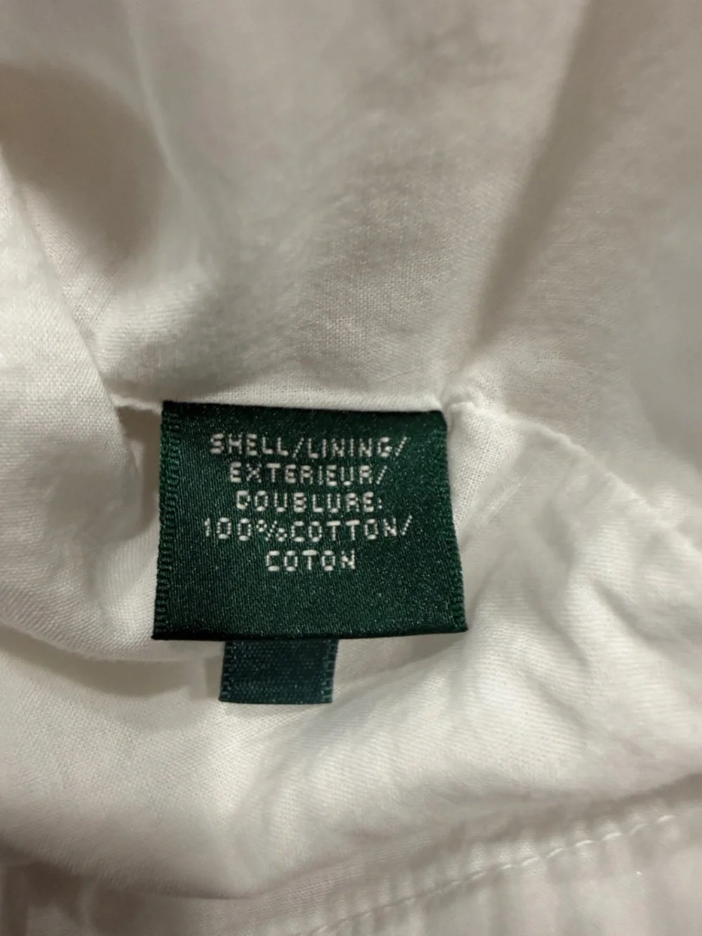 Lauren Ralph Lauren White Textured Cotton Fit & Flare Dress 8P Petite - Picture 11 of 12